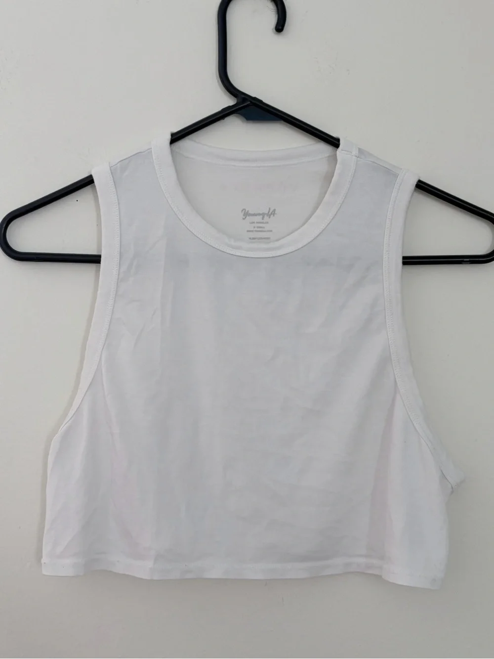 YOUNGLA Women's Cropped Muscle Tank Top